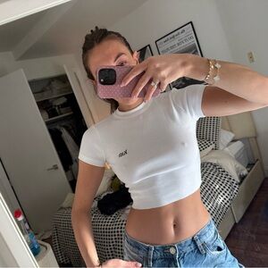 White Kith Crop Top